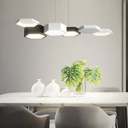 Geometric Minimalist Dimmable LED Chandelier for Dining Room