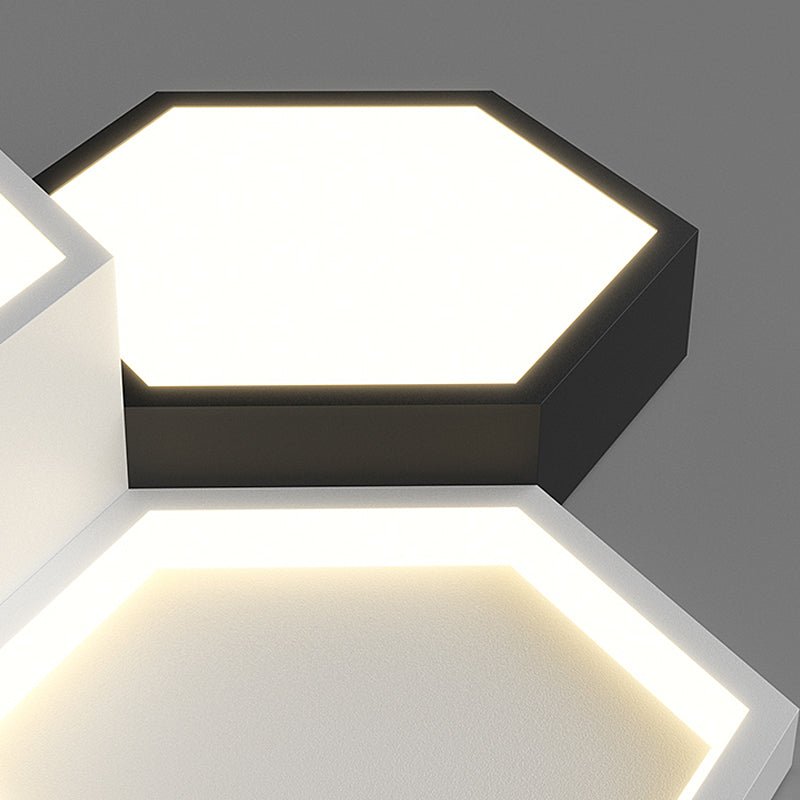 Geometric Minimalist Dimmable LED Chandelier for Dining Room