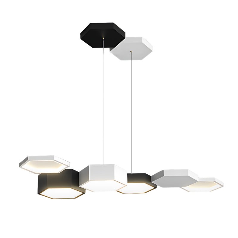 Geometric Minimalist Dimmable LED Chandelier for Dining Room