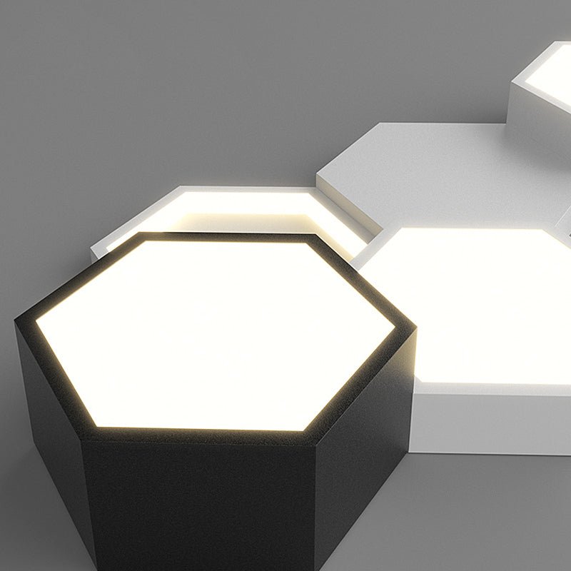 Geometric Minimalist Dimmable LED Chandelier for Dining Room
