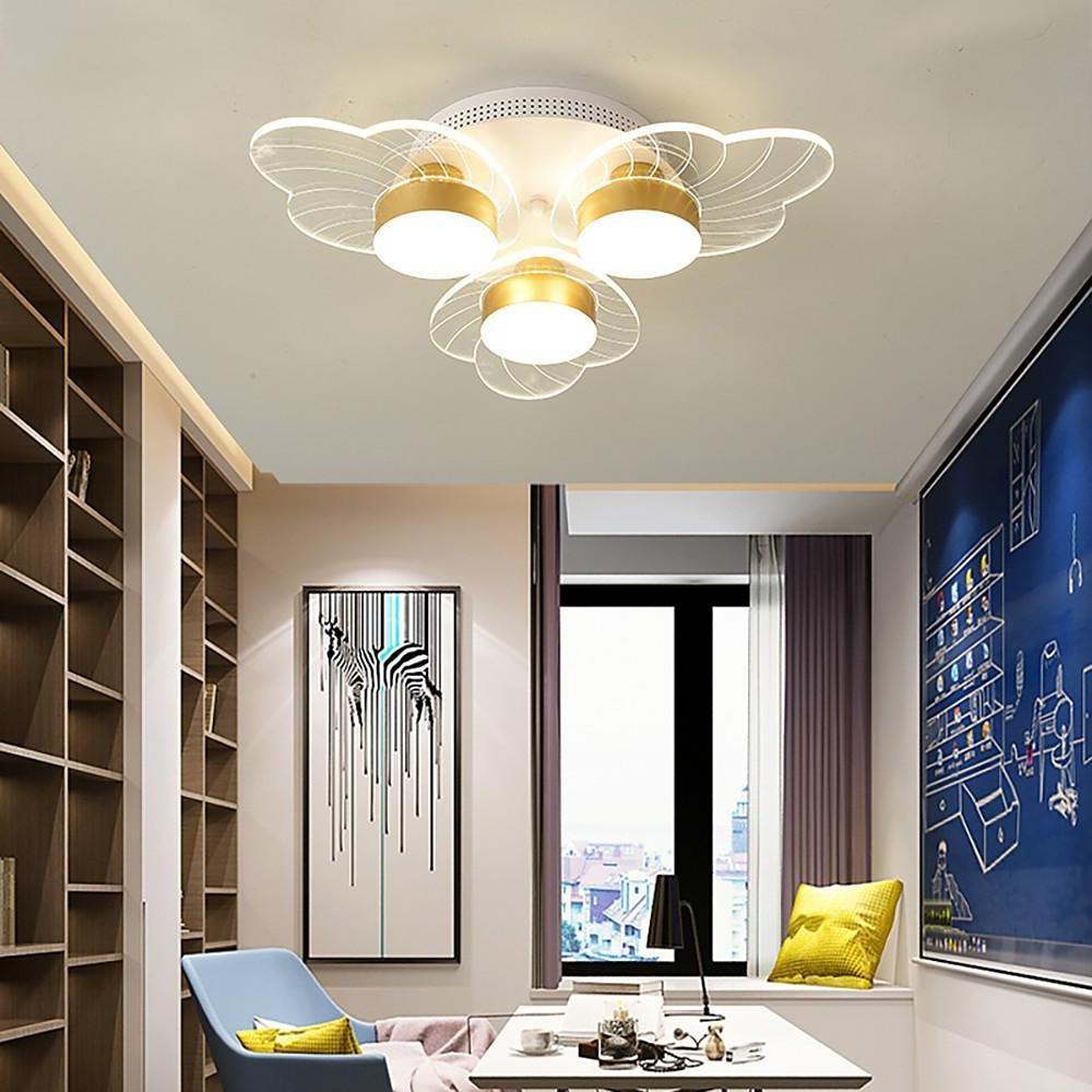 Nordic Flower Acrylic LED Flush Mount Ceiling Light