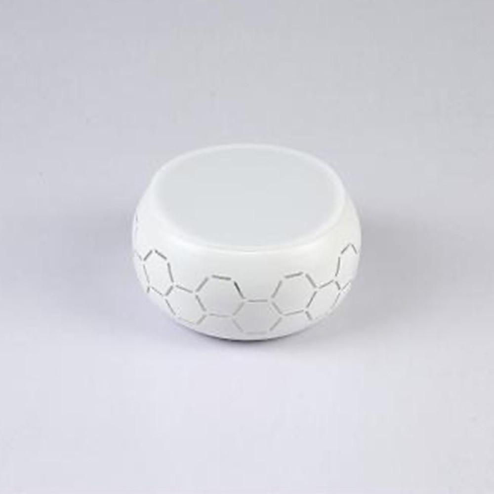 Modern LED Flush Mount Ceiling Light with Geometric Pattern