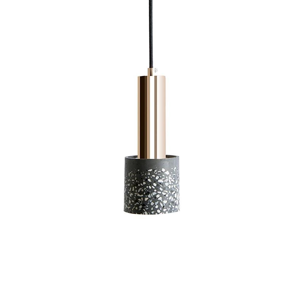 Cylinder Concrete Pendant Light Nordic Modern Single Light