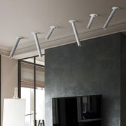 Rotatable Long Tube Recessed LED Spotlight - Modern Aluminum