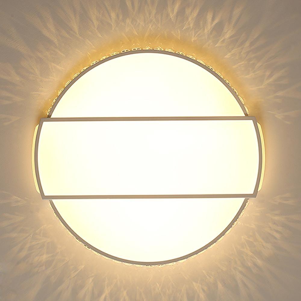Modern Square LED Flush Mount Ceiling Light 20" Acrylic Ambient