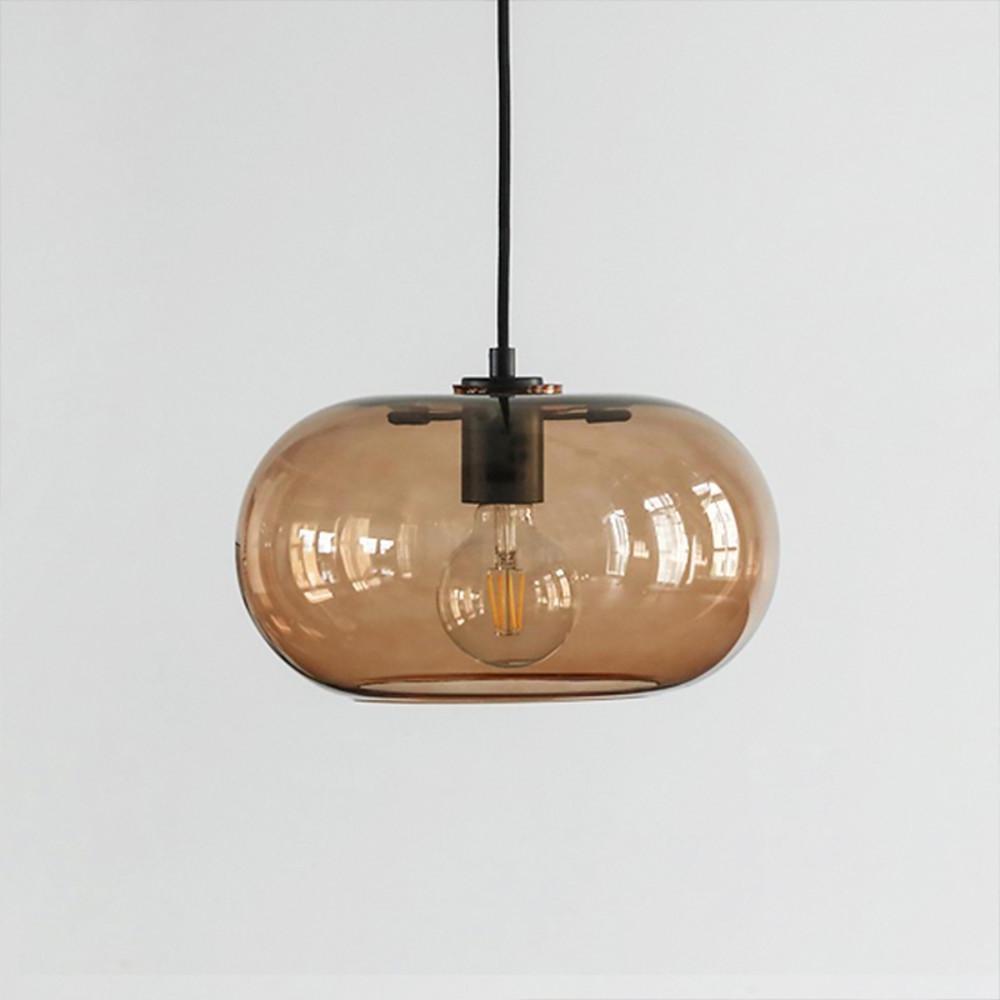 Electroplated Glass Pendant Light | Art Deco Ambient Lighting