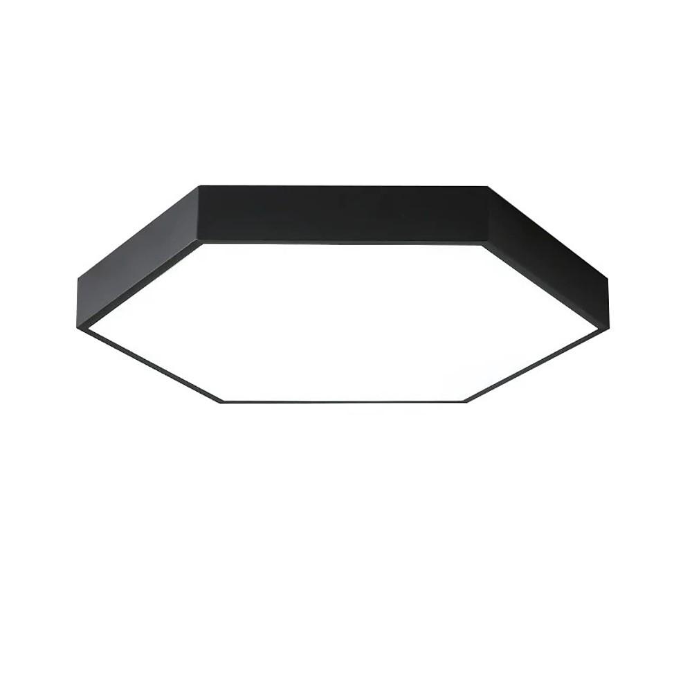 Hexagon LED Flush Mount Ceiling Light Modern Metal Design