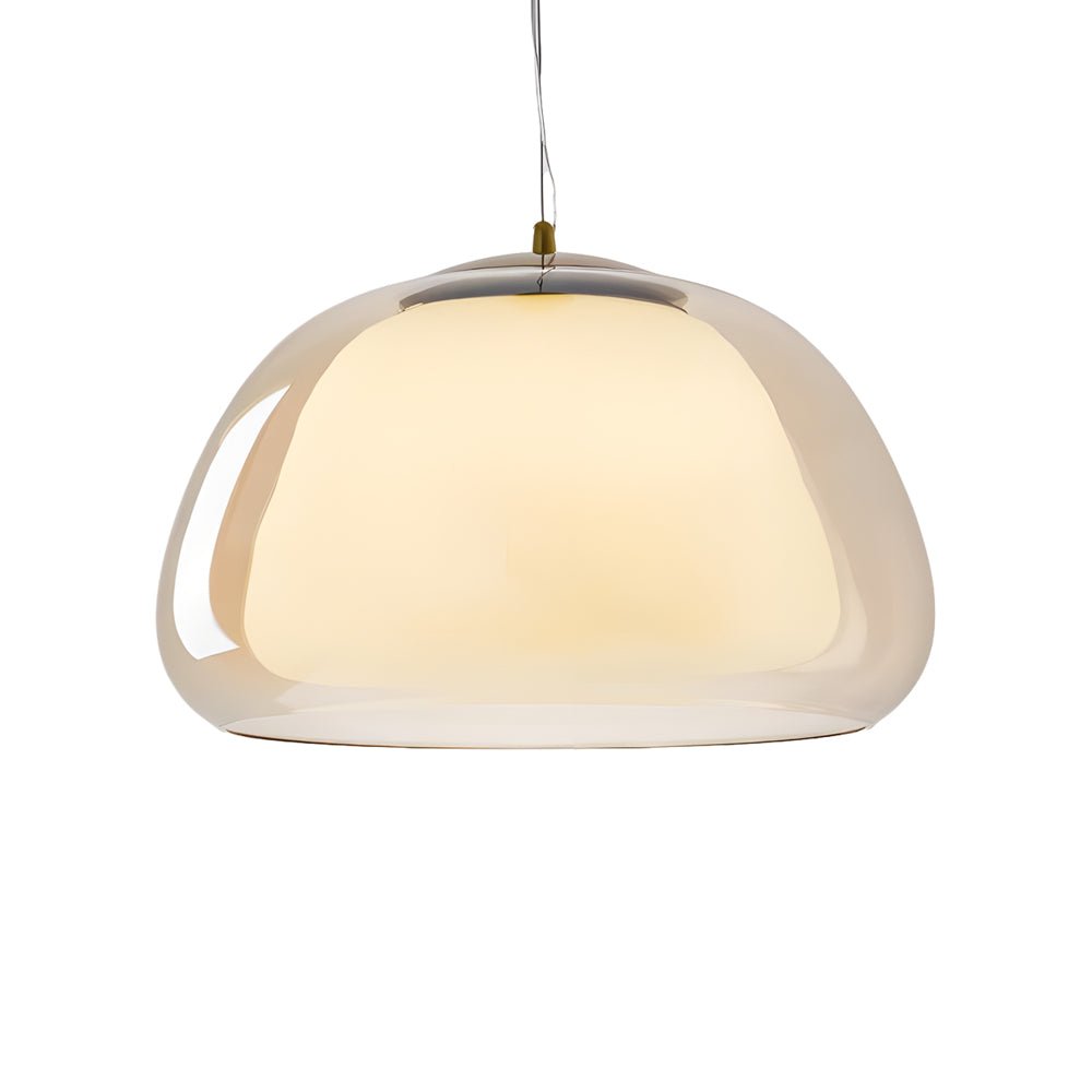 Modern Glass Pendant Light with Three-Step Dimming