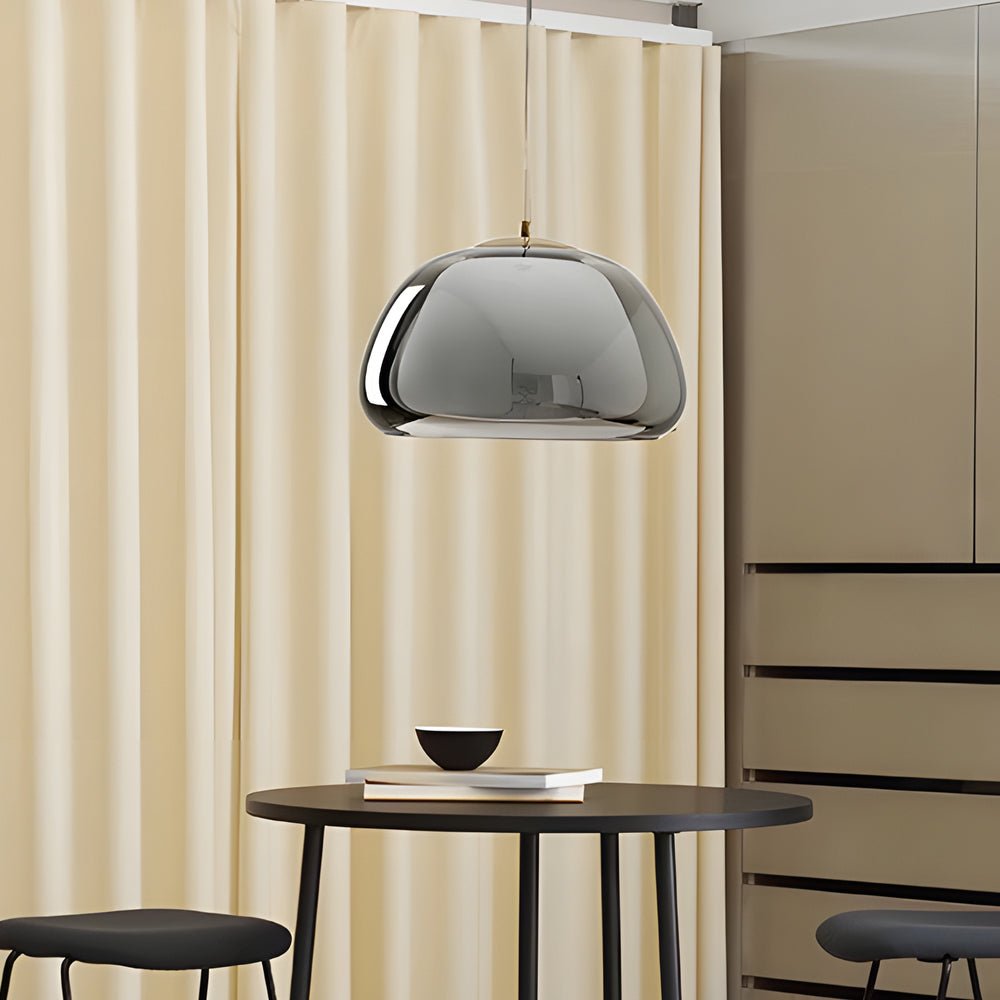 Modern Glass Pendant Light with Three-Step Dimming