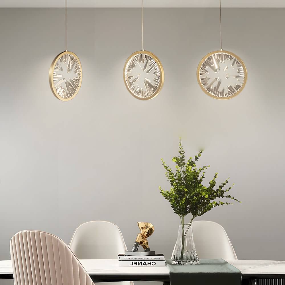 Modern Crystal Staircase Chandelier with Gold Finish