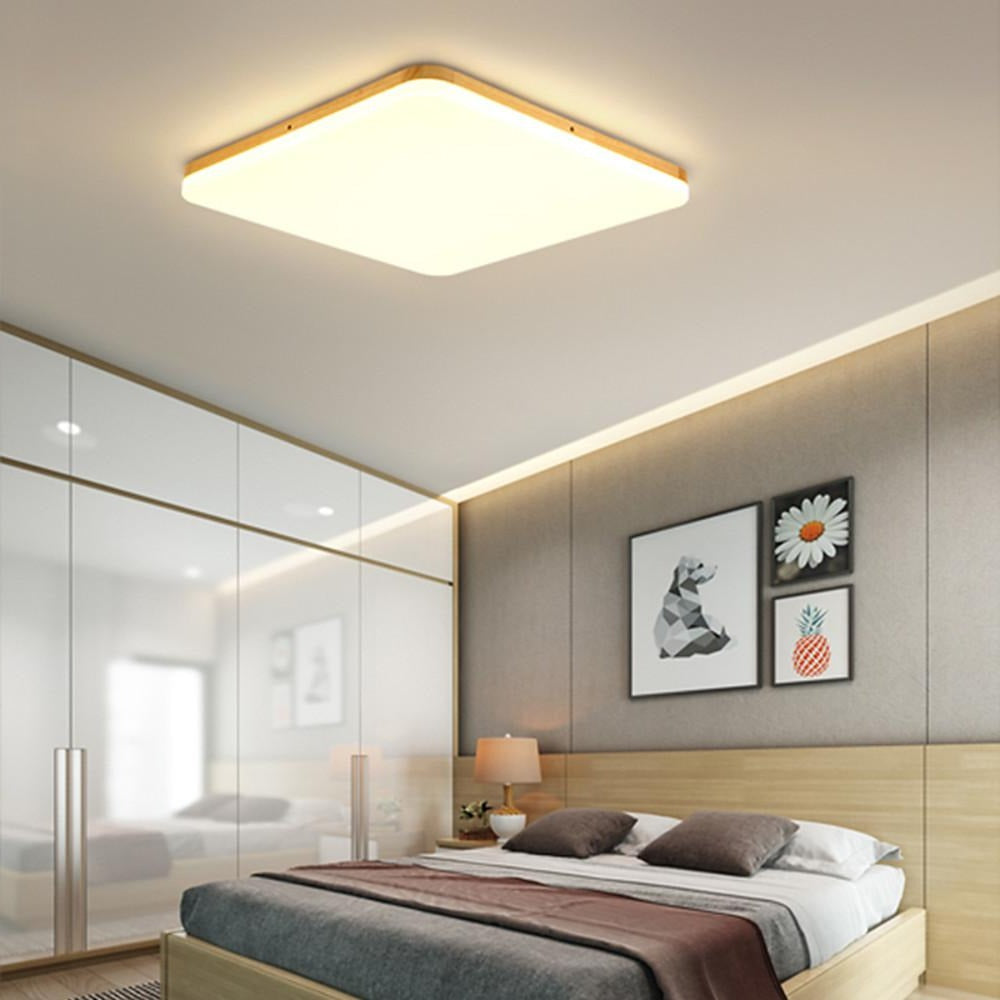 Dimmable LED Flush Mount Ceiling Light – Modern Minimalist Design
