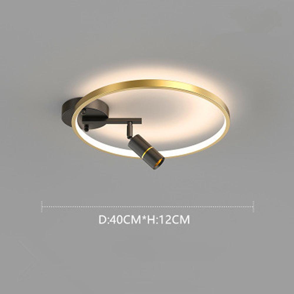 LED Circle Flush Mount Ceiling Light – Dimmable Modern Spotlight