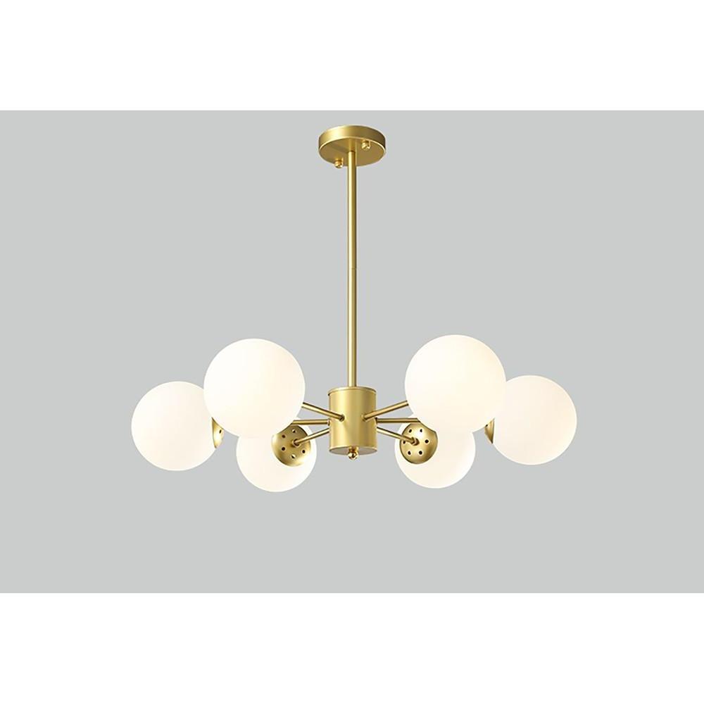 Globe Cluster Pendant Light | Metal & Glass LED Ceiling Fixture