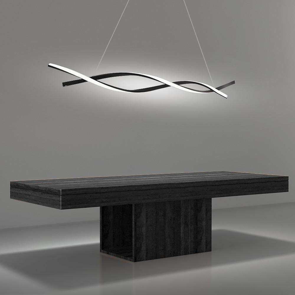 Interwoven Waves LED Pendant Light Modern Hanging Lamp