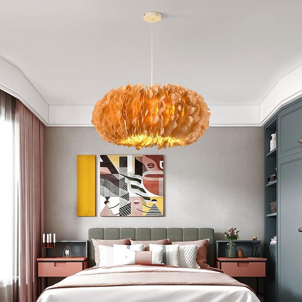 Nordic Feather Pendant Light - Artistic Ambient Ceiling Fixture