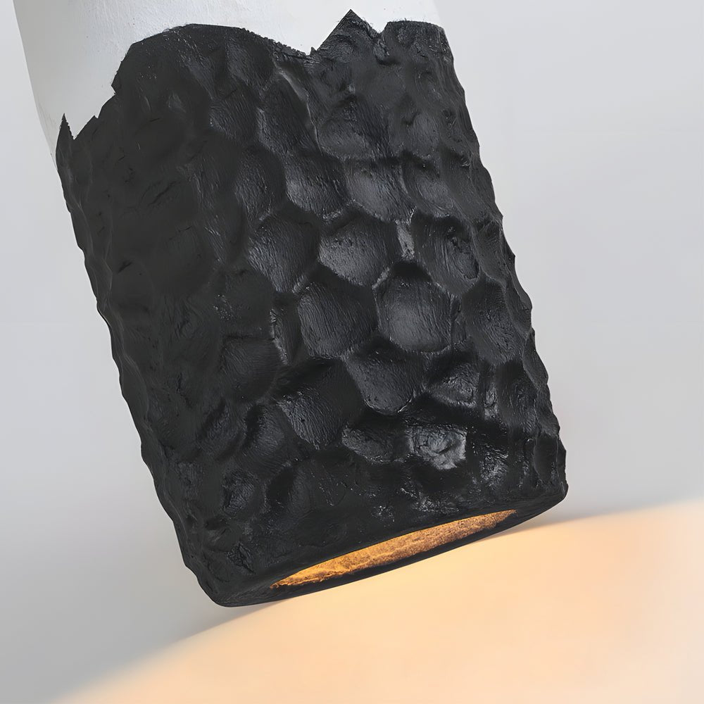Wabi-Sabi Pendant Light - Handcrafted HDPE Sculptural Ceiling Lamp