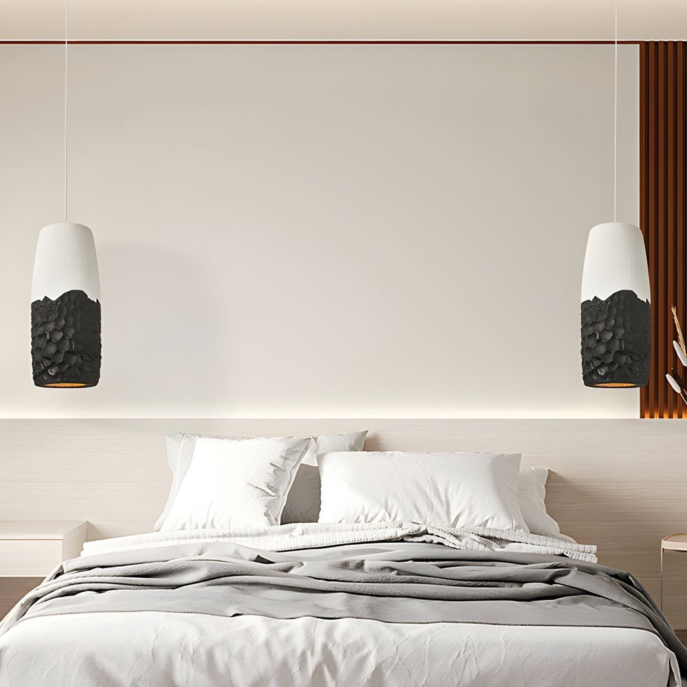 Wabi-Sabi Pendant Light - Handcrafted HDPE Sculptural Ceiling Lamp