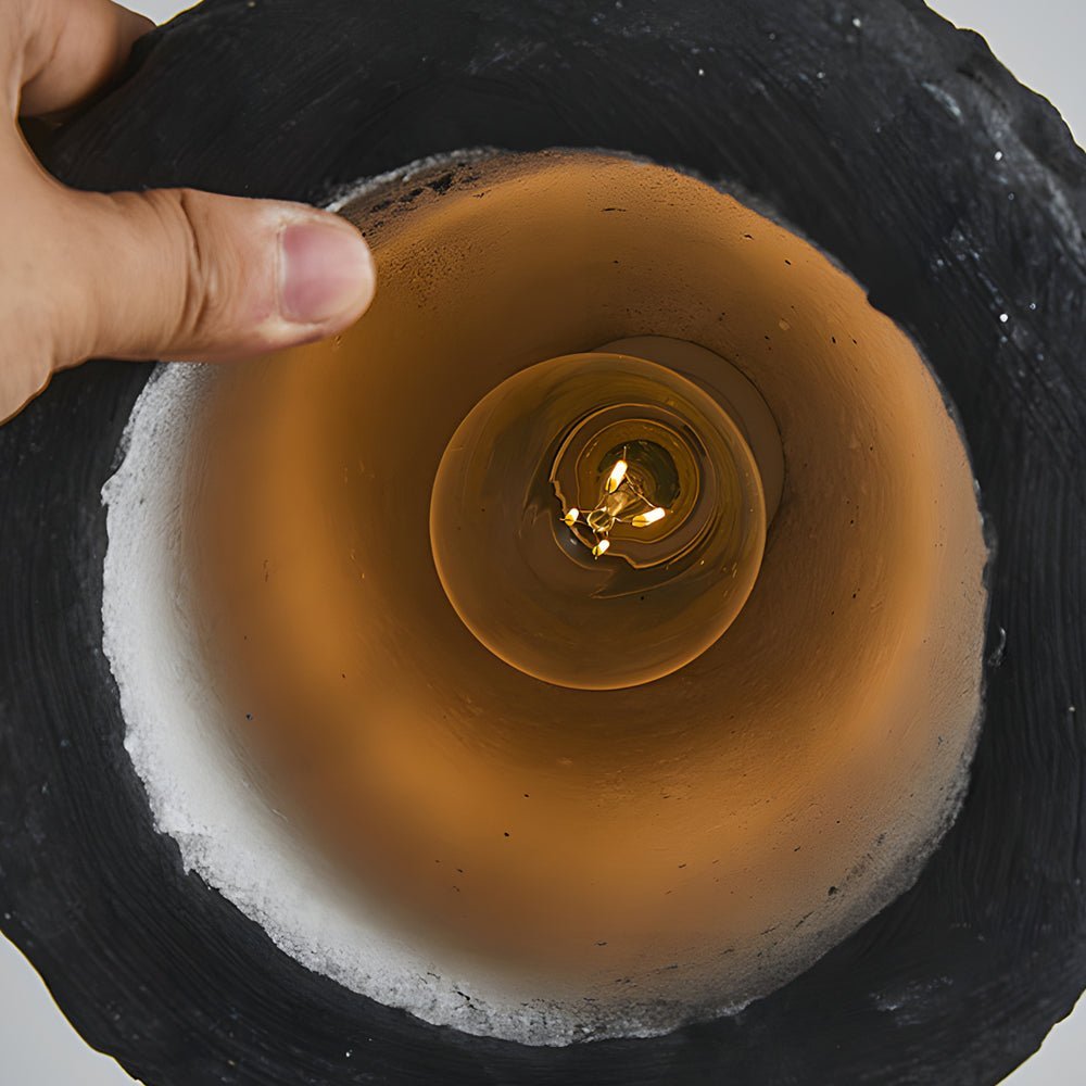Wabi-Sabi Pendant Light - Handcrafted HDPE Sculptural Ceiling Lamp