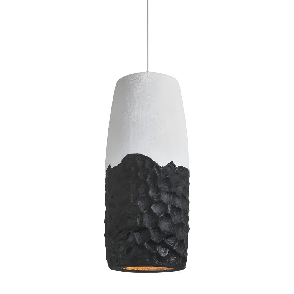 Wabi-Sabi Pendant Light - Handcrafted HDPE Sculptural Ceiling Lamp