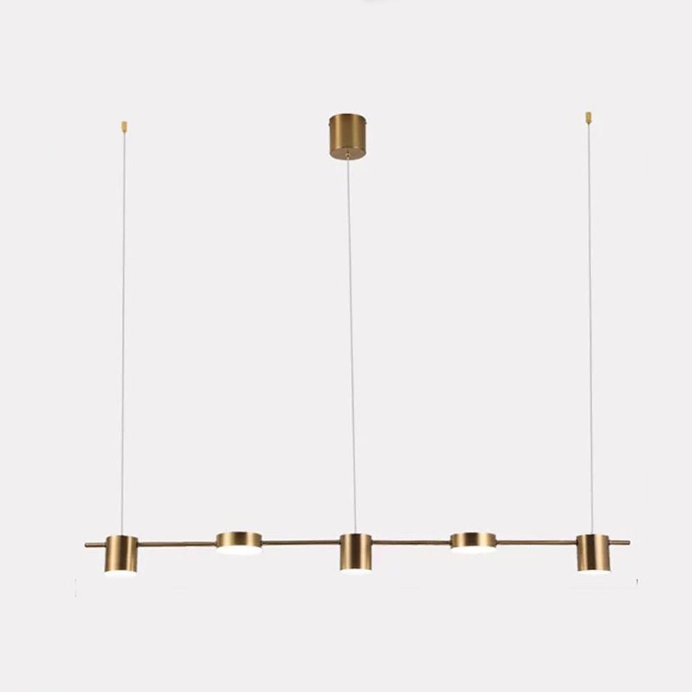 5-Light LED Modern Metal Acrylic Chandelier Pendant Light