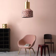Modern Industrial Metal Pendant Light - Round Shade Design