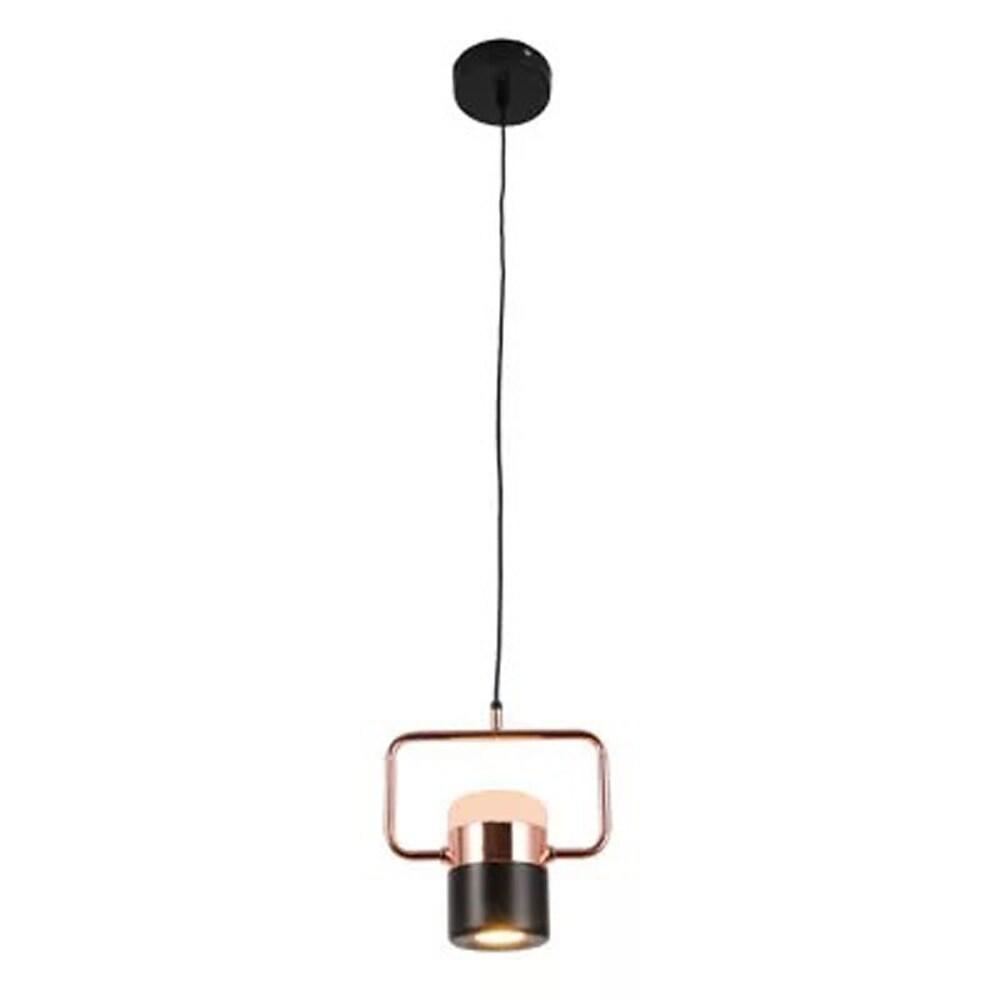 Modern Microphone Pendant Light with Integrated LED - Black & White