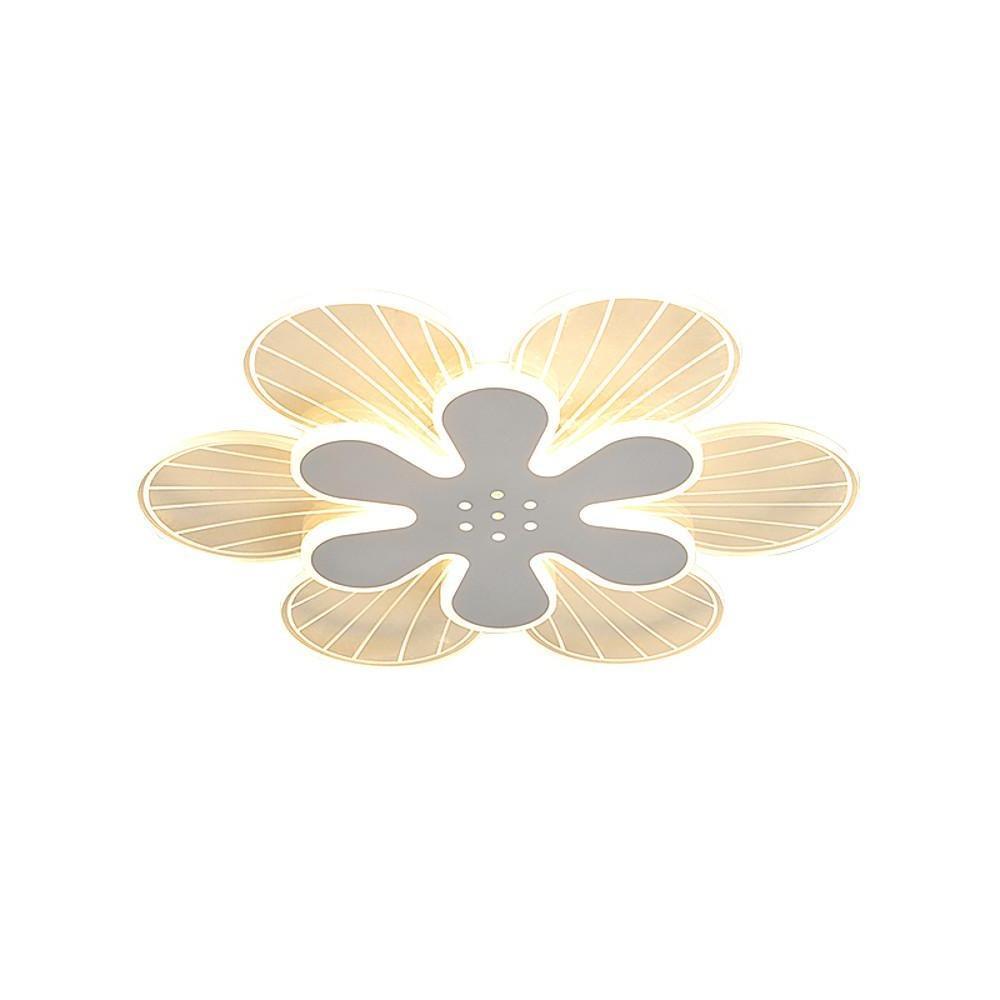 Modern Geometric Flower LED Flush Mount Ceiling Light - Dimmable