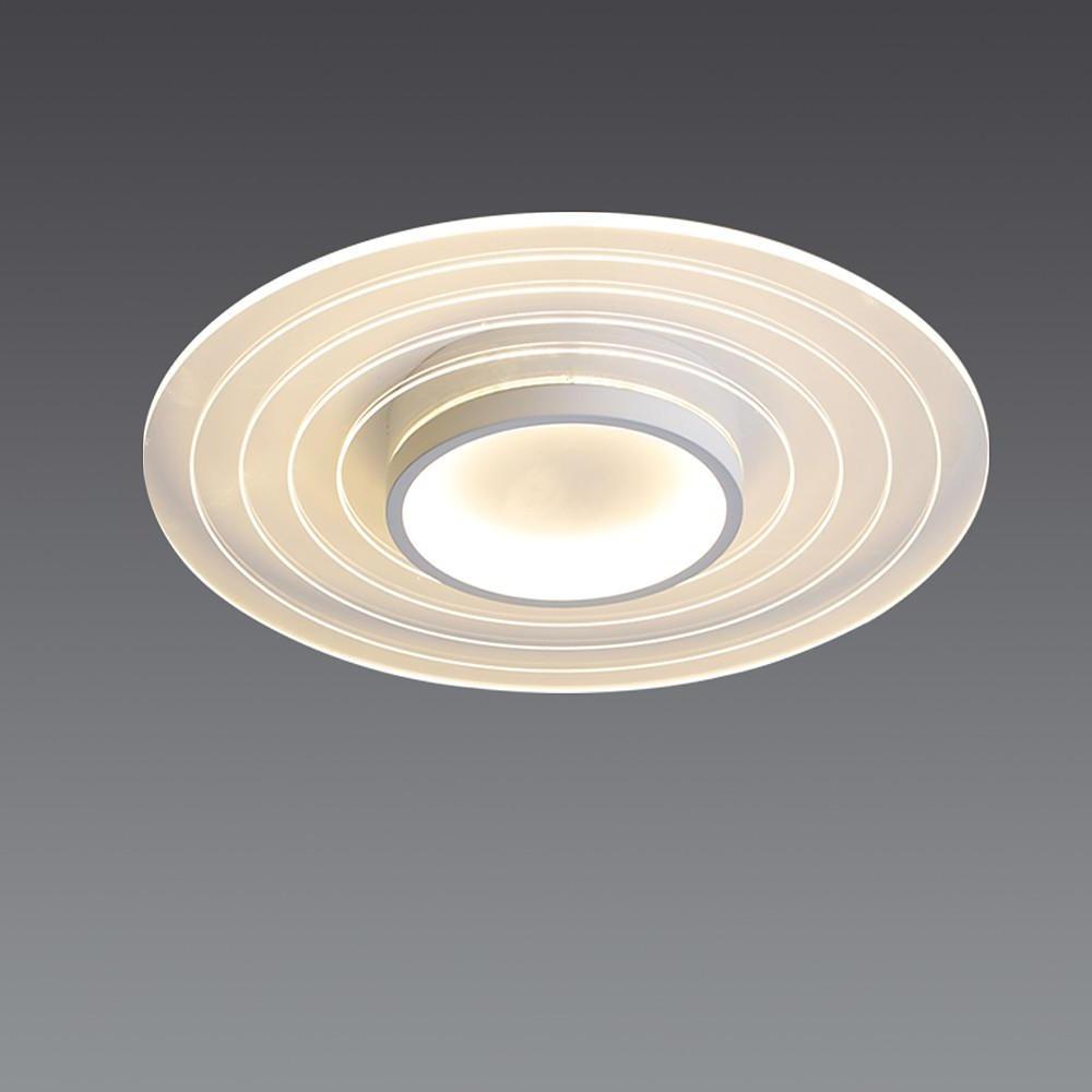Modern Multi-Circle Dimmable LED Flush Mount Ceiling Light