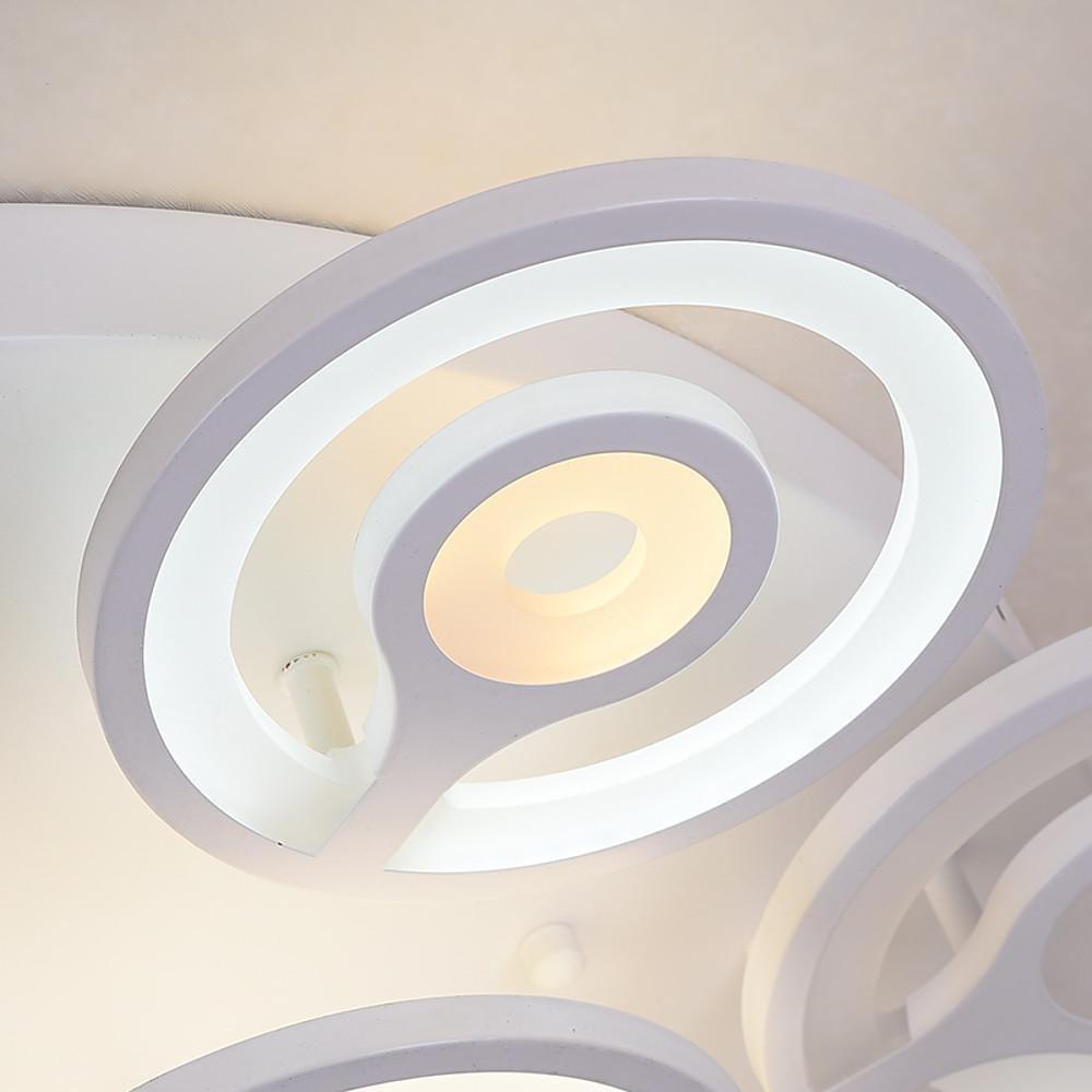 Modern Flower Geometric LED Flush Mount Ceiling Light