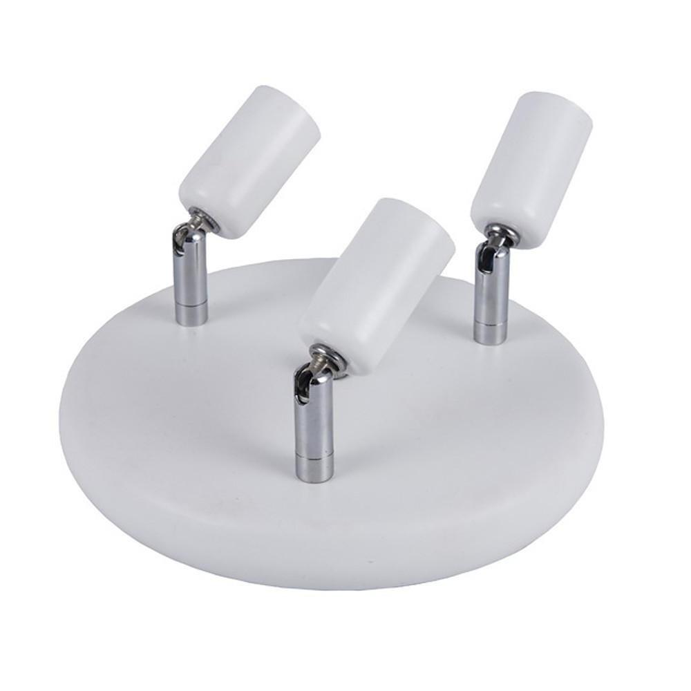 3-Light Geometric Metal Flush Mount Ceiling Light - Modern Industrial