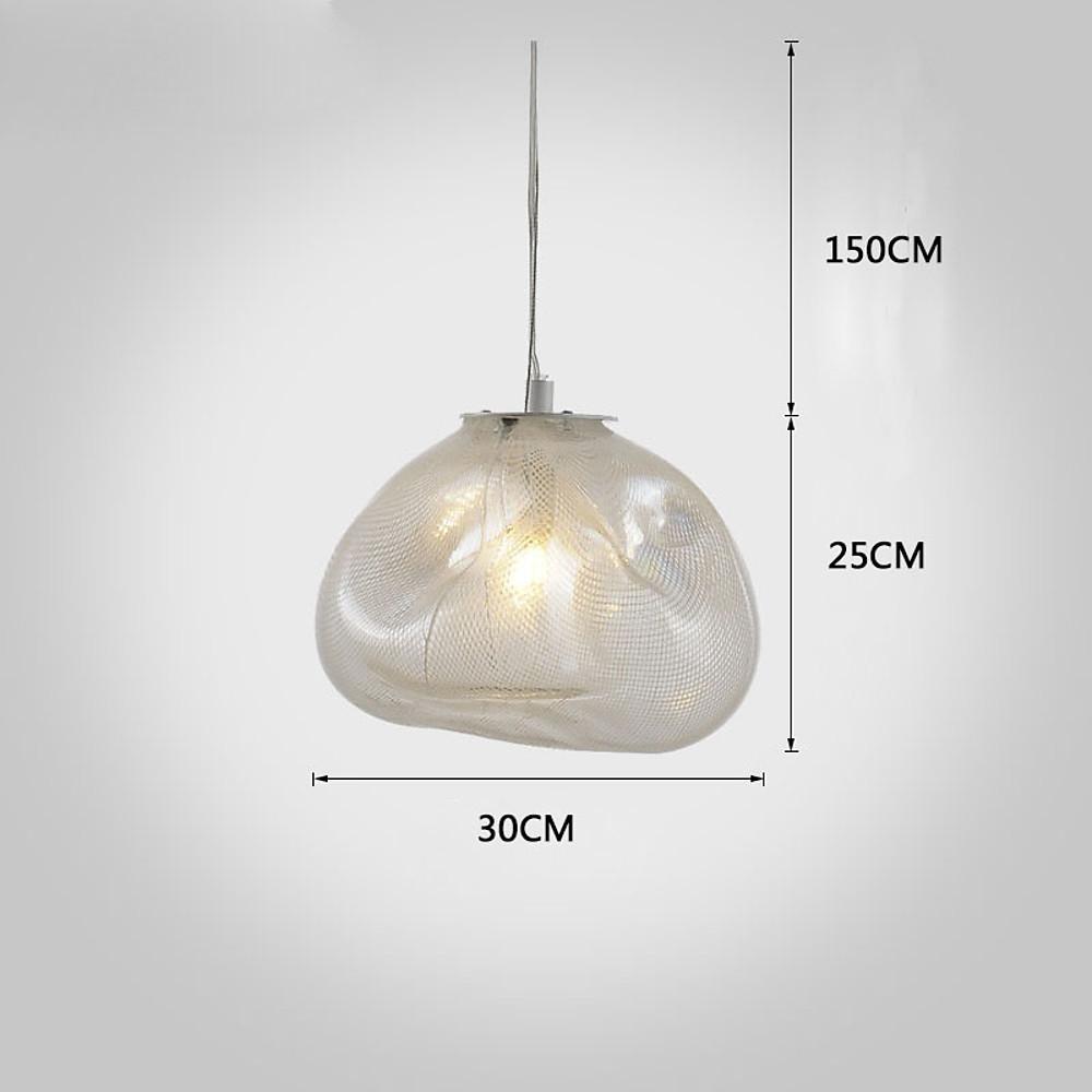 Industrial Glass Bubble Staircase Pendant Light