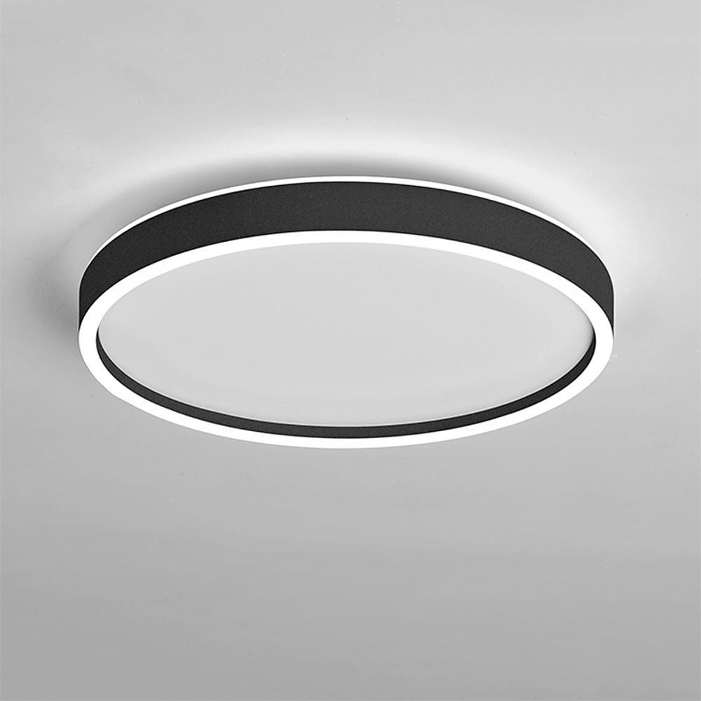 Modern Circular Metal Flush Mount LED Ceiling Light