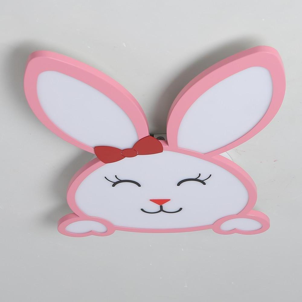 Bunny LED Flush Mount Ceiling Light for Baby Kids Room