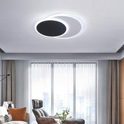 Modern Double Circle LED Flush Mount Ceiling Light – Nordic Design