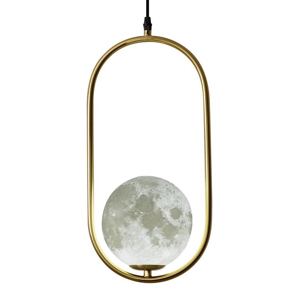 Modern Oval Pendant Light with Acrylic Shade - LED 5W