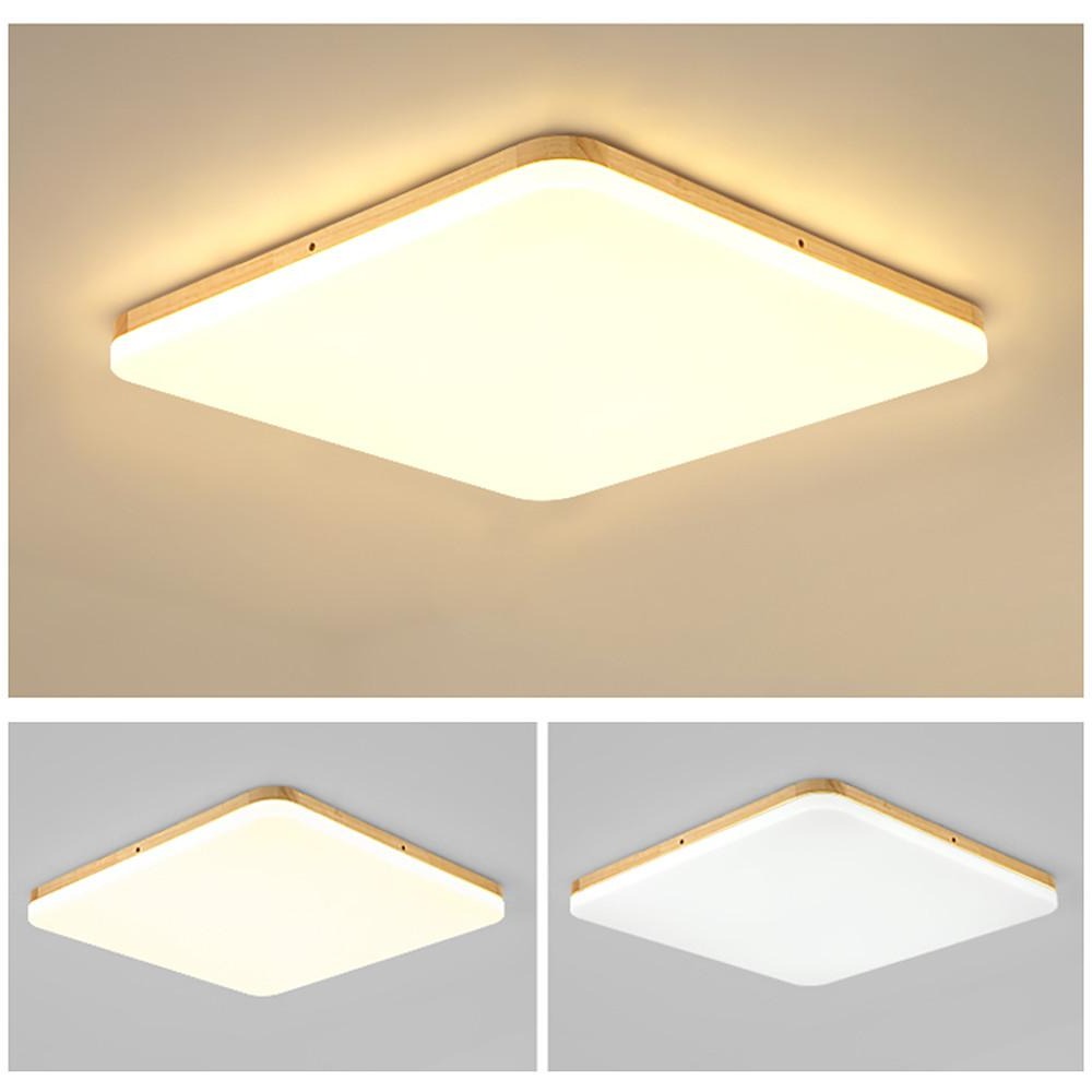 Dimmable LED Flush Mount Ceiling Light – Modern Minimalist Design