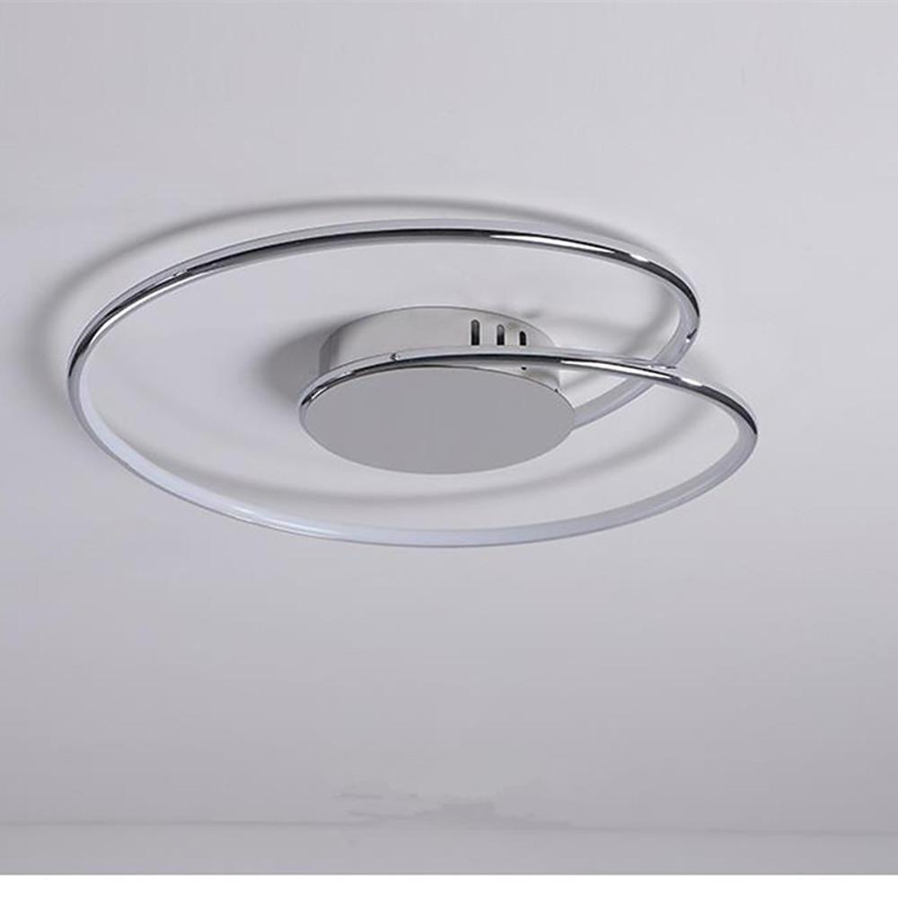 Modern Circular Flush Mount Ceiling Light with LED Integration