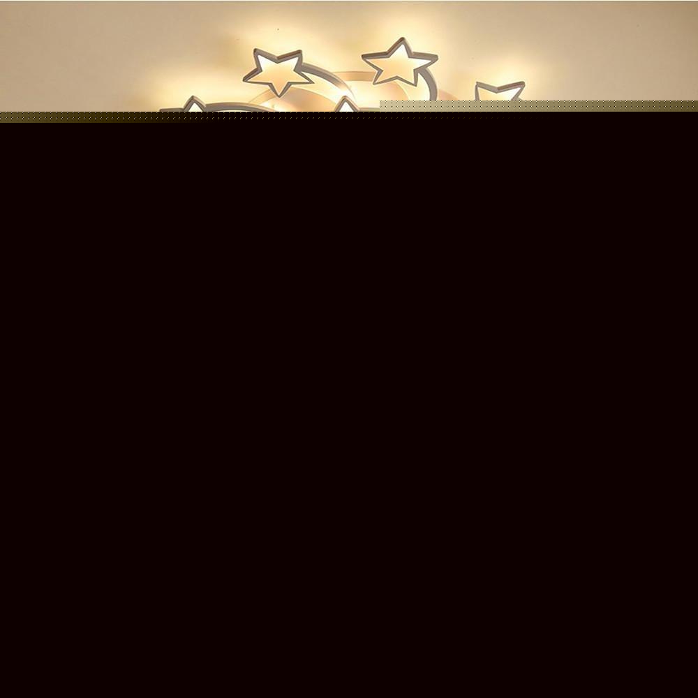 Shooting Stars Flush Mount Ceiling Light - LED Dimmable White