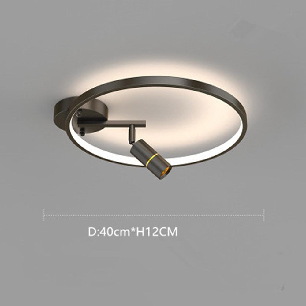 LED Circle Flush Mount Ceiling Light – Dimmable Modern Spotlight