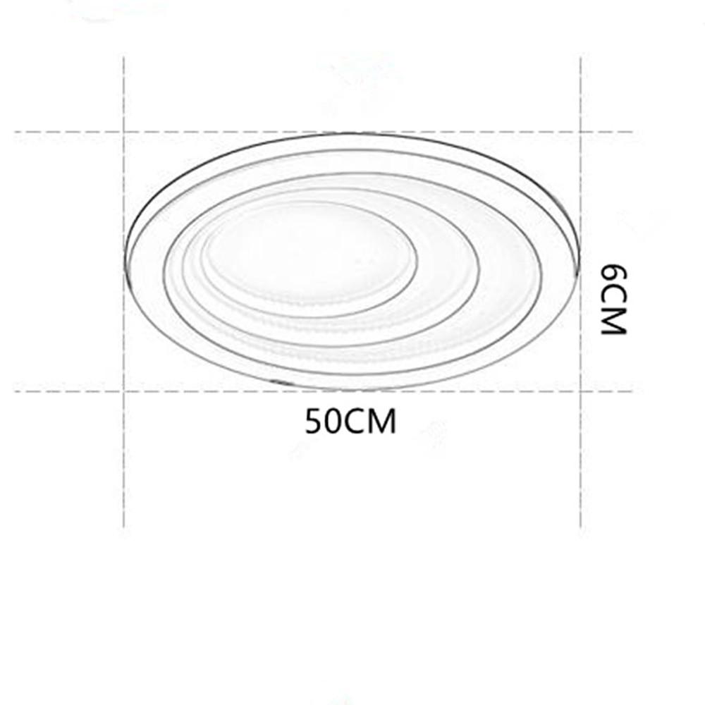 Modern Graduated Circles LED Flush Mount Ceiling Light