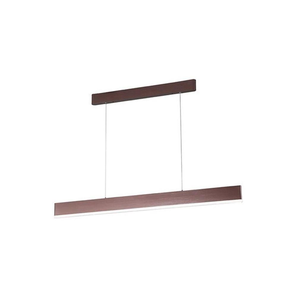 Modern Rectangular Aluminum LED Pendant Light 10-Light