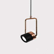 Modern Electroplated Metal Pendant Light with Adjustable Ambient LED