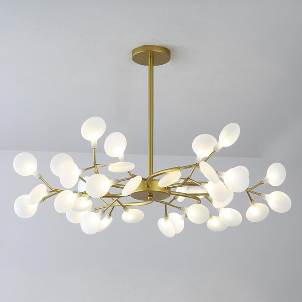 Contemporary Sputnik Chandelier with Acrylic Bubbles