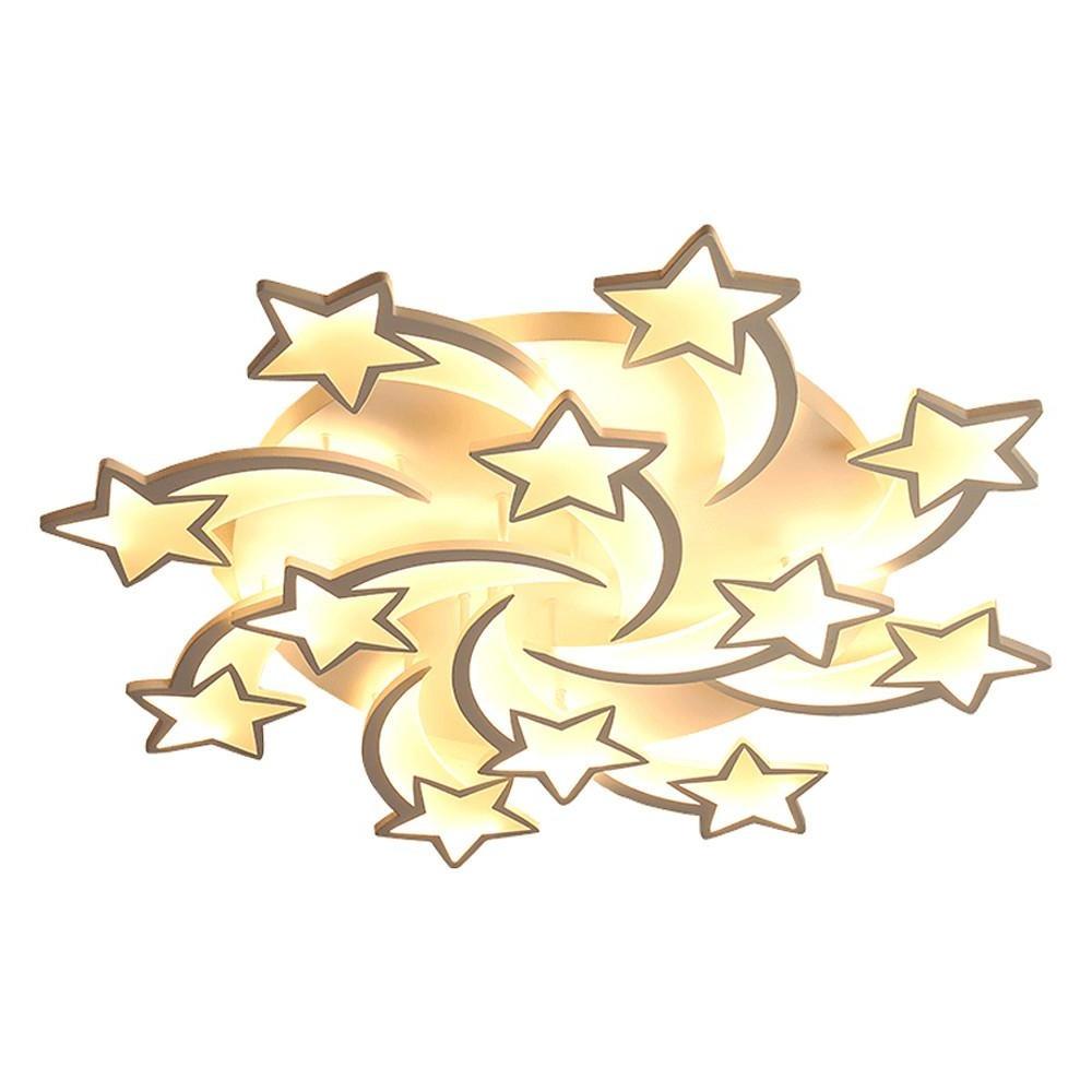 Shooting Stars Flush Mount Ceiling Light - LED Dimmable White