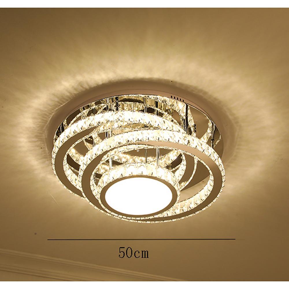 Gradated Flush Mount Ceiling Light - Nordic Acrylic & Steel LED