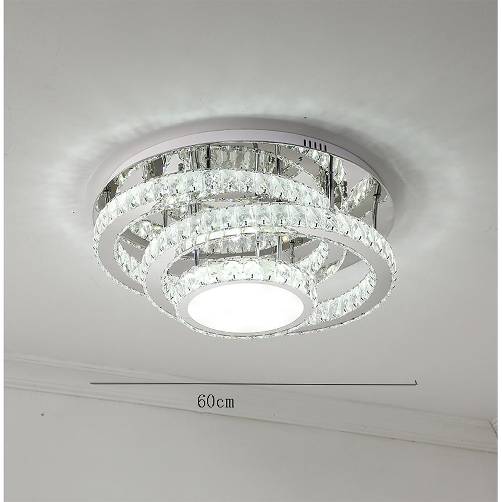 Gradated Flush Mount Ceiling Light - Nordic Acrylic & Steel LED