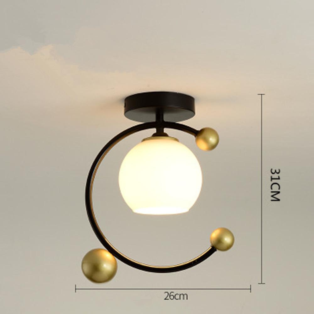 Artistic Globe Flush Mount Ceiling Light – Metal & Glass Design