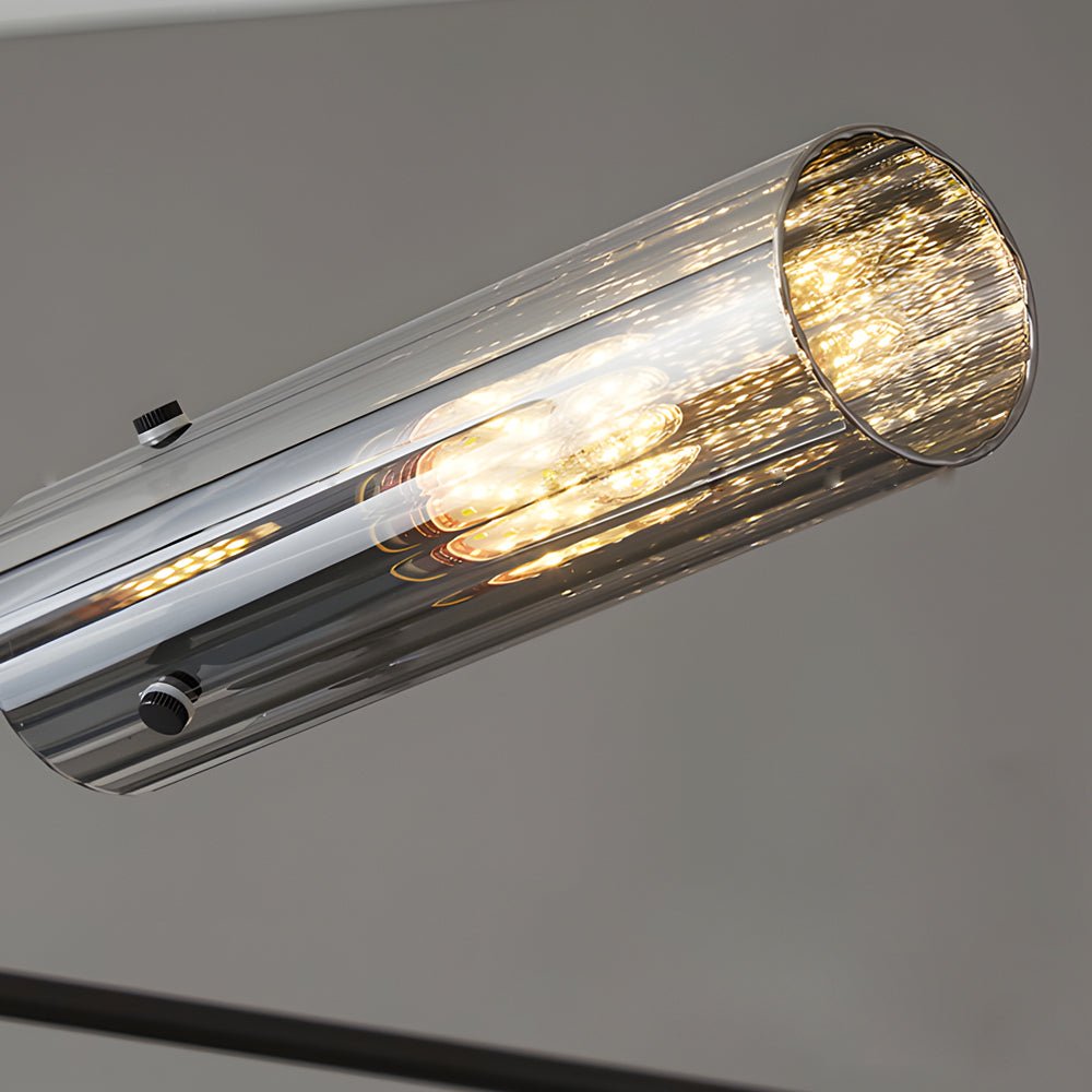 Industrial Sputnik Chandelier - Linear Copper Pendant Light
