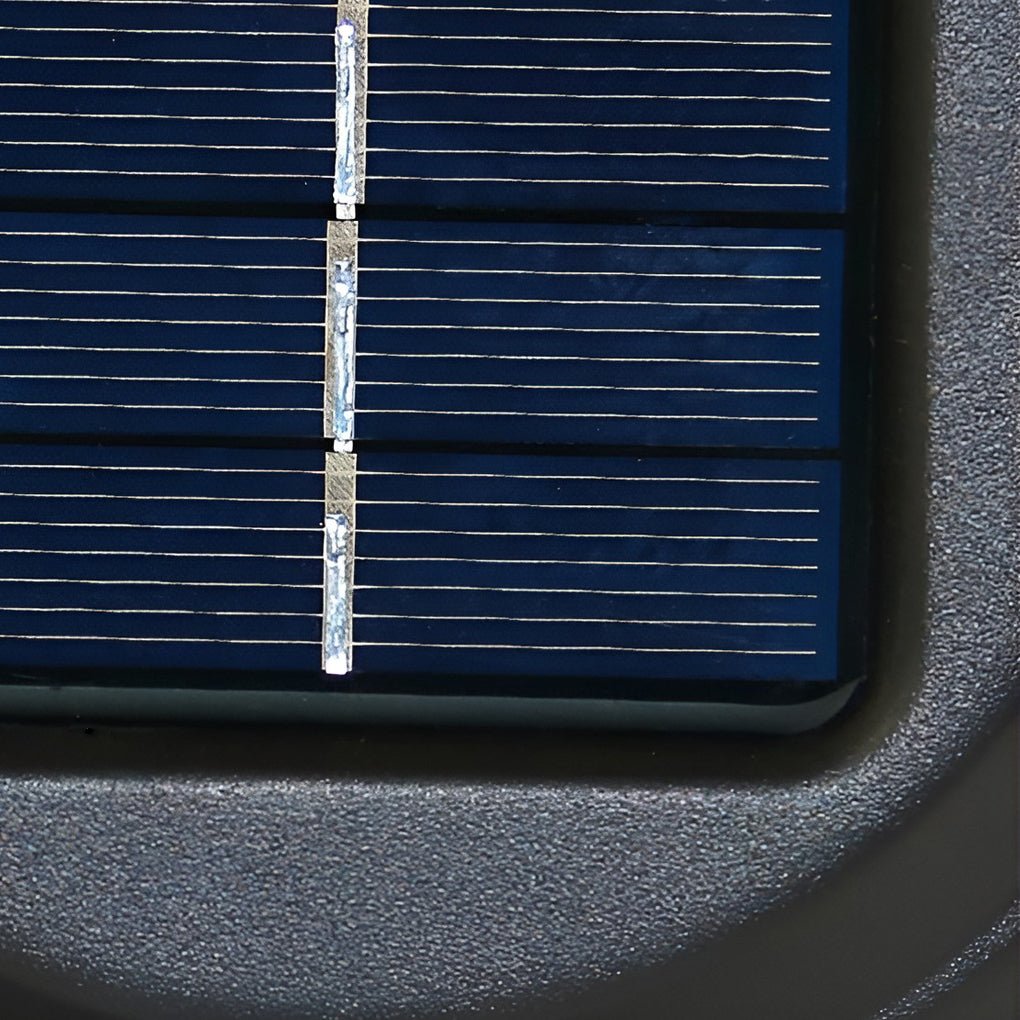 Solar Outdoor Wall Light Industrial Die-Cast Aluminum Glass LED