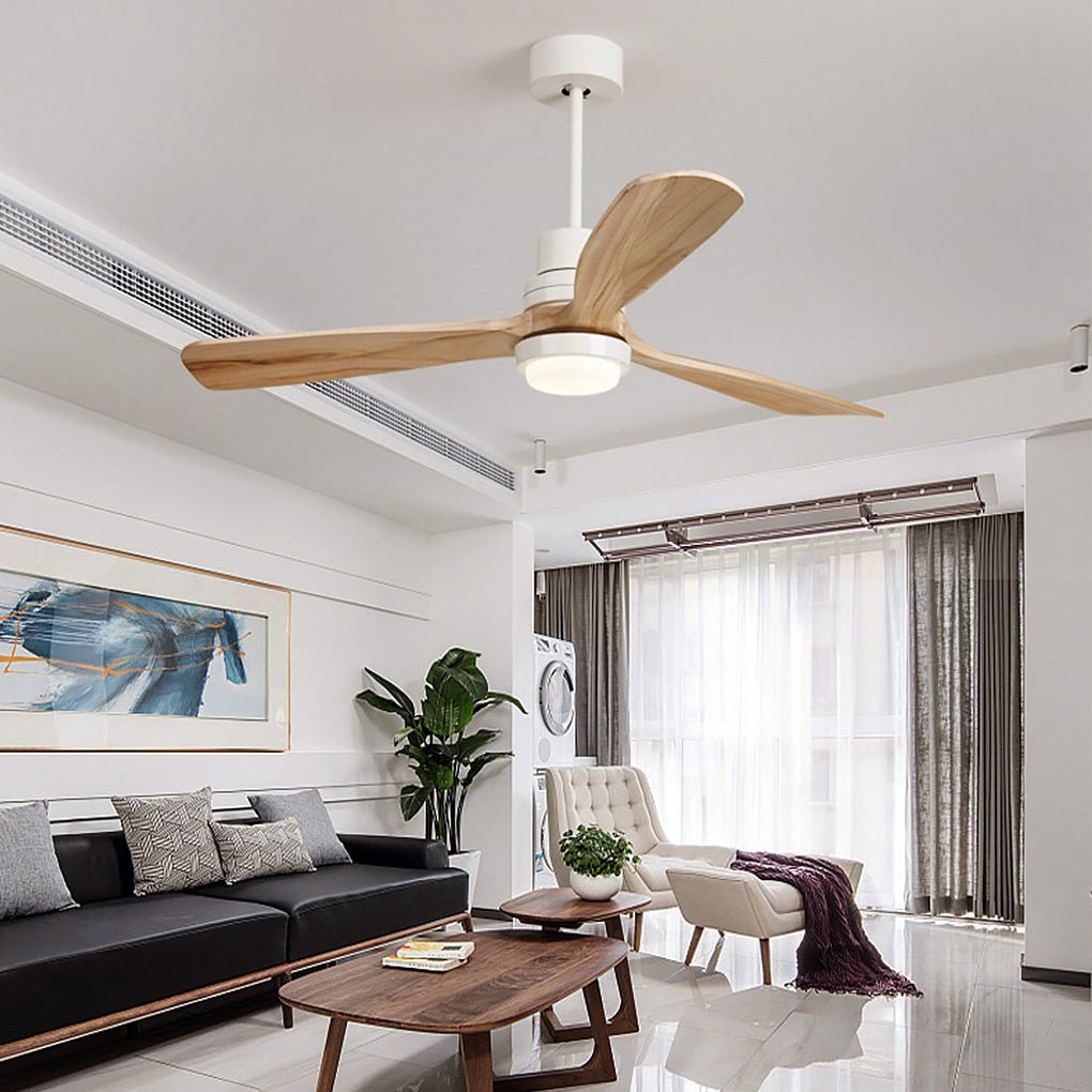 Modern LED Ceiling Fan Light with Remote Control